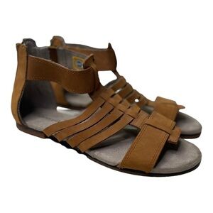 Caterpillar Women’s Brown Leather Gladiator Sandals
